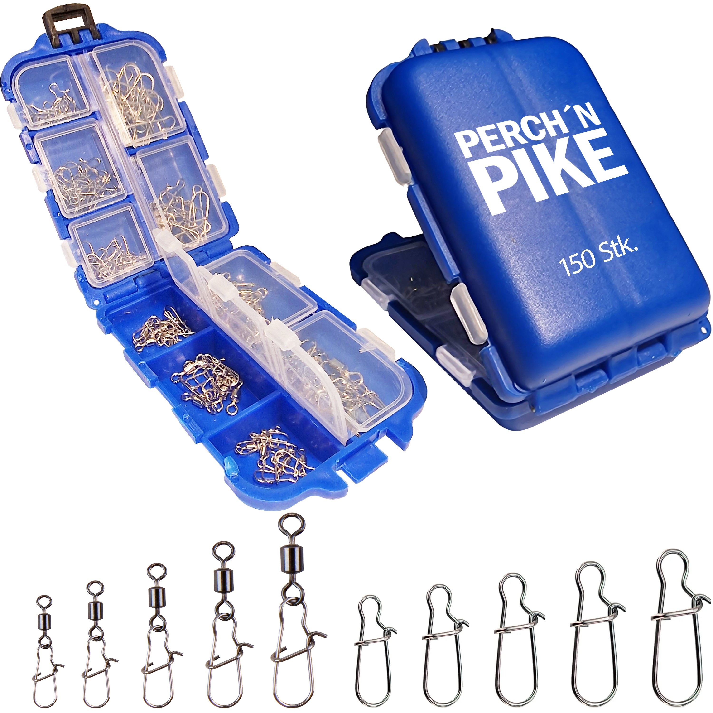 Easy Mixed Swivel Pro Set - 150 Wirbel & Snaps im Set inkl. Box